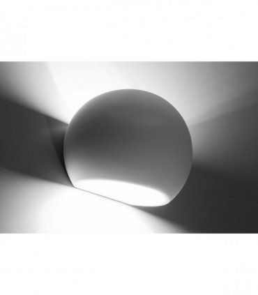 Wall Lamp Ceramic GLOBE Simple Classic Design Paintable LED27