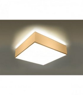 Ceiling Lamp HORUS 35 White Square Shape Loft Design LED E27
