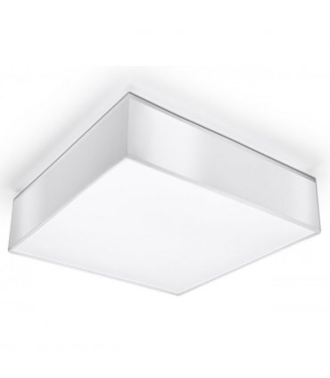 Ceiling Lamp HORUS 35 White Square Shape Loft Design LED E27