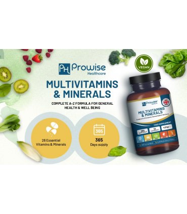 A-Z Multivitamins & Minerals - 365 Vegan Multivitamin Tablets