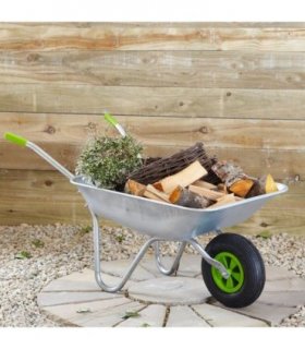 65 Litre Wheelbarrow With Galvanised Pneumatic Tyre