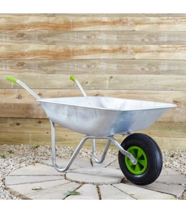 65 Litre Wheelbarrow With Galvanised Pneumatic Tyre