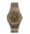 NY LONDON GENTS BLING WATCH PI-7469 GOLD