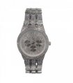 NY LONDON GENTS BLING WATCH PI-7469 SILVER