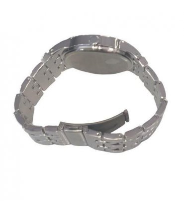 NY LONDON GENTS BLING WATCH PI-7469 SILVER