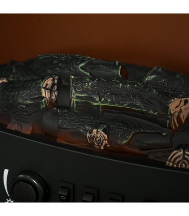 Electric Fireplace Stove Heater  Flame Effect, Overheat Safety Protection