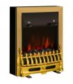 LED Flame Electric Fire Place 2000W Coal Burning Effect Heat-Golden