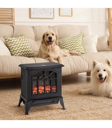 Electric Heater, 1000W/2000W-Black