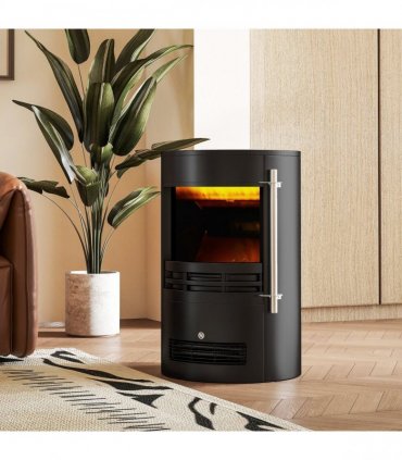 Electric Fireplace Heater 900W/1800W-Black