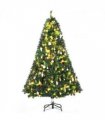 1.8m 6ft Pre-Lit Artificial Christmas Tree 200 LED  Tree Decorative Balls Stand