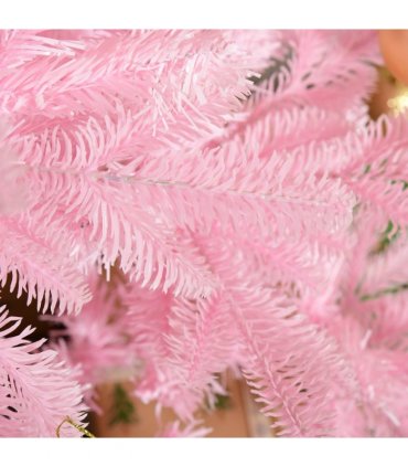 Holiday Xmas 5FT Pink Artificial Christmas Tree Automatic Open for Home Party