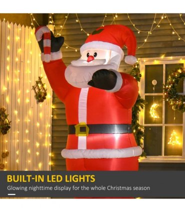 Inflatable Christmas Santa Claus Air Blown Decoration Yard