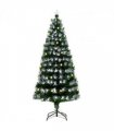 6ft White Light Christmas Tree 90 LEDs Star Topper Tri-Base Pre-Lit Home