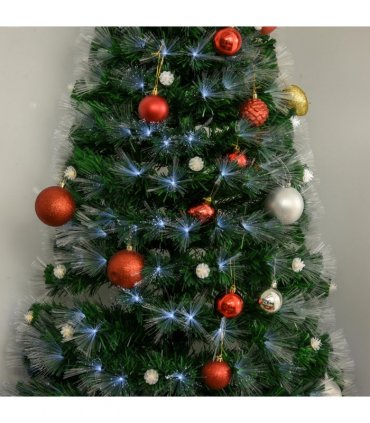 6ft White Light Christmas Tree 90 LEDs Star Topper Tri-Base Pre-Lit Home