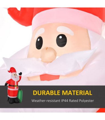 7.5ft Inflatable Christmas Santa Claus with LED Air Blown Outdoor Yard Deco