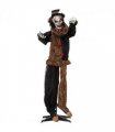 67 Inch Life Size Outdoor Halloween Talking Circus Clown Light Up Eyes Laughter