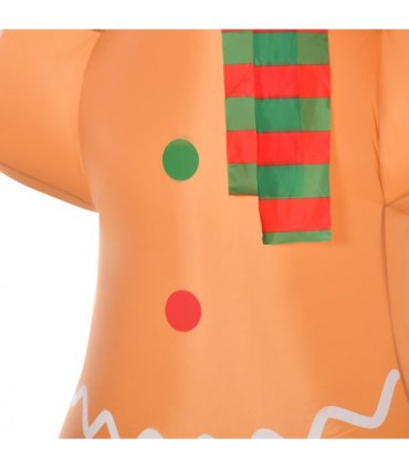 8ft Christmas Inflatable Gingerbread Man Lighted Indoor Outdoor