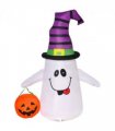 1.2m Witch Ghost Halloween Inflatable LED Pumpkin Lantern  Weather-Resistant