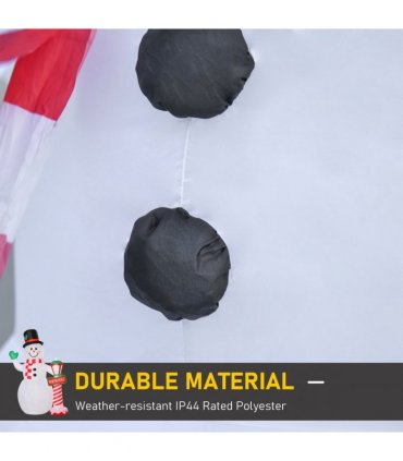 8ft Tall Christmas Inflatable Snowman Street Lamp Lighted Garden Lawn