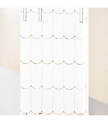 24-Drawer Christmas Advent Calendar Wooden Light-Up Countdown White
