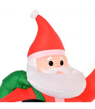 8ft Christmas Inflatable Santa Holiday Deco LED Lights Indoor Outdoor