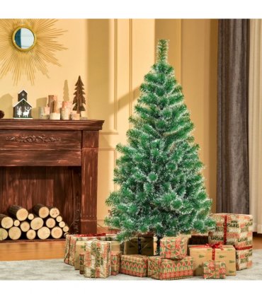 5ft Indoor Christmas Tree Artificial Deco Xmas Gift Metal Stand 416 Tips