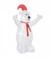 6ft Tall Outdoor Inflatable Bear Airblown Projection Holiday Christmas Lawn
