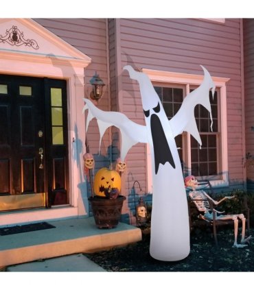 6FT 1.8m LED Halloween Inflatable Deco Floating Ghost Scary Party Outdoors