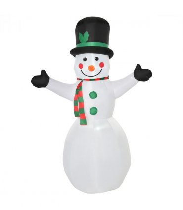 6.5ft Inflatable Snowman LED Christmas Xmas Air Blown  Outdoor Garden Decor
