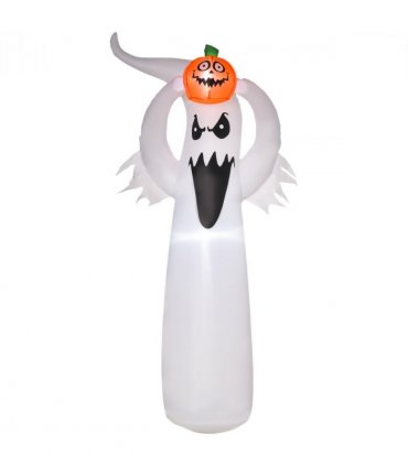 6FT 1.8m LED Halloween Inflatable Deco Floating Ghost & Pumpkin Party Outdoors