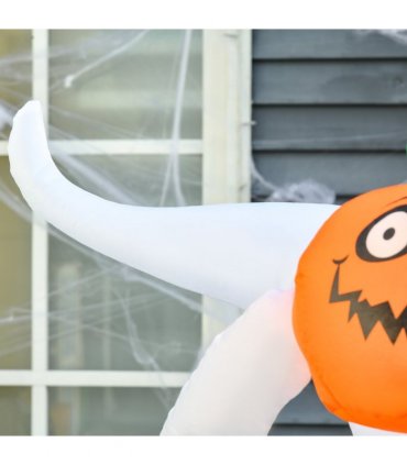 6FT 1.8m LED Halloween Inflatable Deco Floating Ghost & Pumpkin Party Outdoors