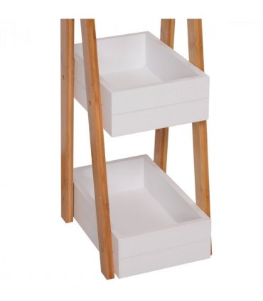 Bathroom A-Shape Rack, 3-Tier-Bamboo
