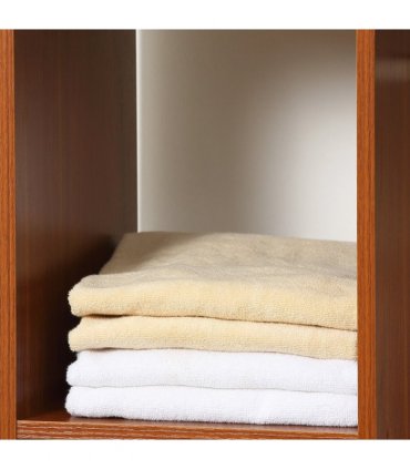Open Wardrobe W/ Clothes Hanging Rail-Walnut