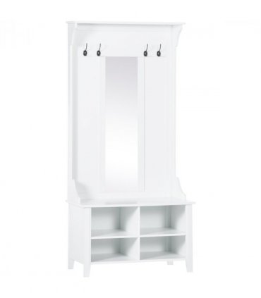Mirror Cabinet, 80Lx40Wx170H cm-White