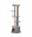Cat Tree Multi-level Kitten Tower w/ Scratching Post Condo Plush Perches
