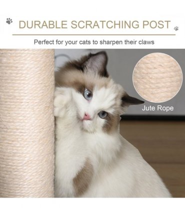 Cat Tree Multi-level Kitten Tower w/ Scratching Post Condo Plush Perches