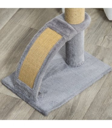 Cat Tree Climbing Activity Center with Scratching Massage Board Hanging Ball