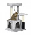 Cat Tree Climbing Activity Center with Scratching Massage Toy Hanging Ball