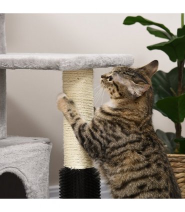 Cat Tree Climbing Activity Center with Scratching Massage Toy Hanging Ball
