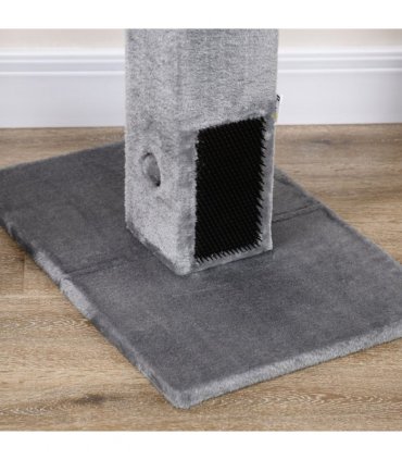 Cat Scratching Post 79cm Scratcher Climber Cat Tree Activity Centre - Grey