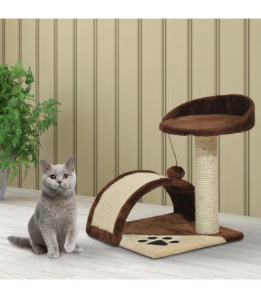 Cat Tree Kitten Scratching Scratcher Cosy Sisal Home Play Rest Activity Exercise