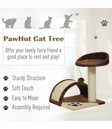 Cat Tree Kitten Scratching Scratcher Cosy Sisal Home Play Rest Activity Exercise