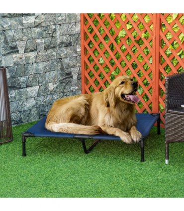 Pet Bed Raised Cot Dog Cat Elevated Puppy Hammock Camping Portable Waterproof