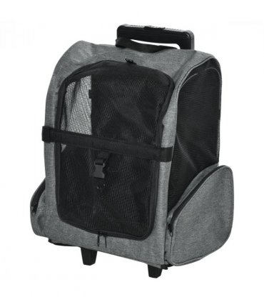 Pet Travel Backpack Bag Grey 42L x 25W x 55H cm 600D Oxford Cloth PVC Coating