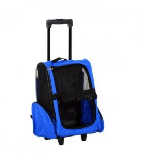 Pet Travel Backpack Bag Blue 42L x 25W x 55H cm 600D Oxford Cloth