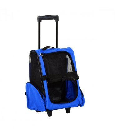 Pet Travel Backpack Bag Blue 42L x 25W x 55H cm 600D Oxford Cloth