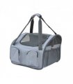 Pets Carrier Folding Bag - Grey Mesh Cat Dog Puppy Travel Cage 41L x 34W x 30H