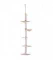 Cat Tree Scratching Post Kitty Tower Activity Center 5-Tier Floor to Ceiling