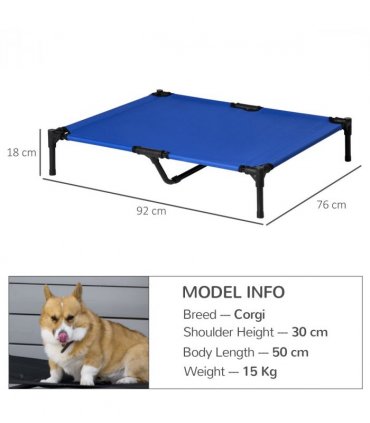 Elevated Pet Bed Cool Cot Dog Cat Portable Folding Home Camping Hammock Foldable