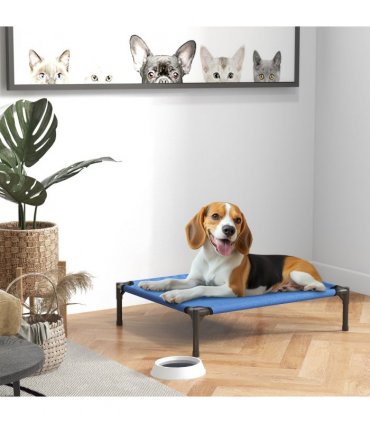 Elevated Pet Bed Cool Cot Dog Cat Portable Folding Home Camping Hammock Foldable